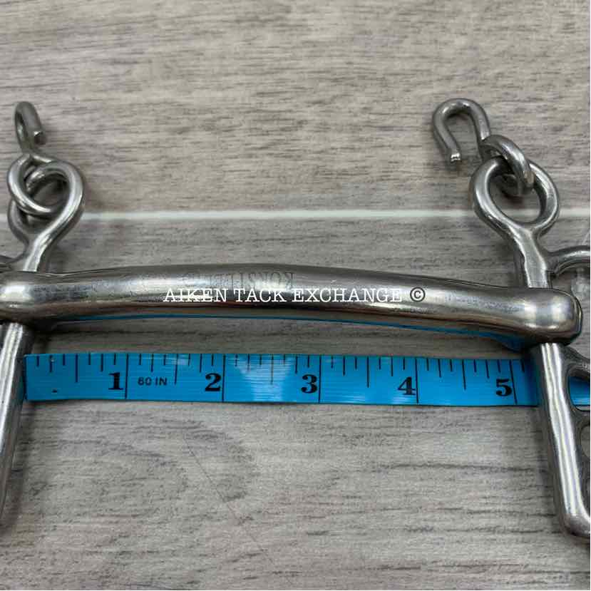 Korsteel Mullen Mouth Pelham Bit 5" (No Curb Chain)