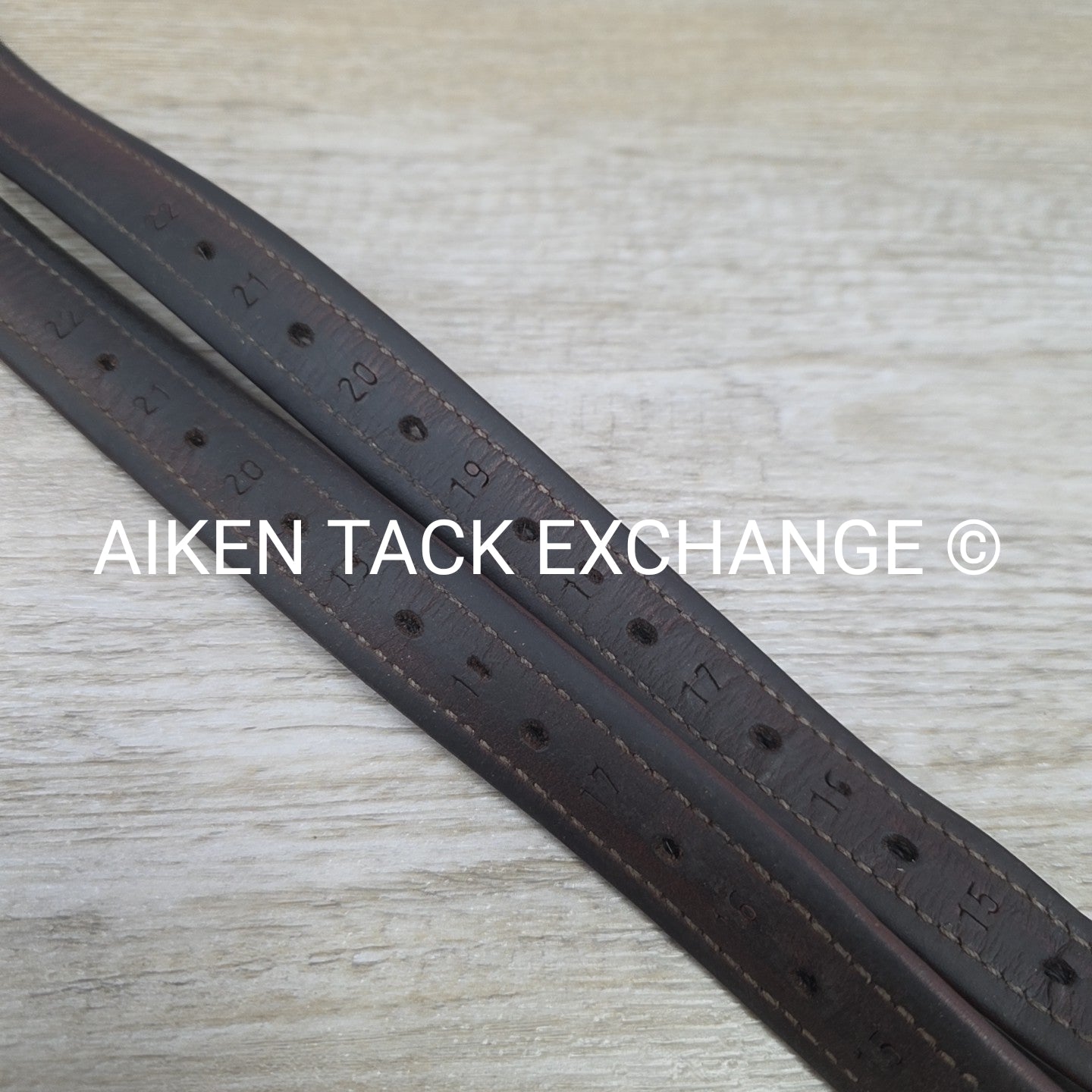 Prestige Stirrup Leathers, Brown, 54"