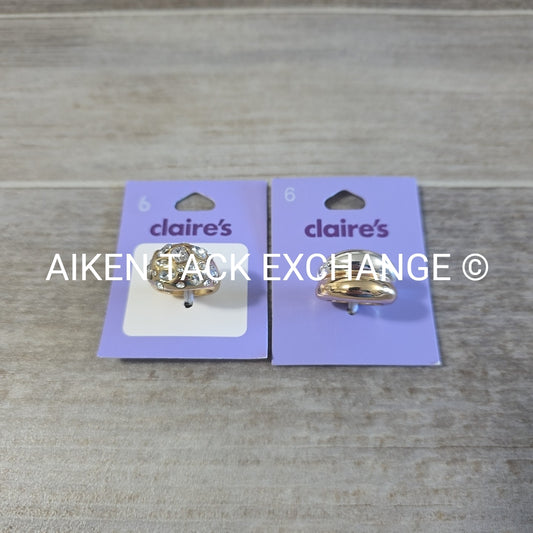 Claire's Rings (2) - Size 6