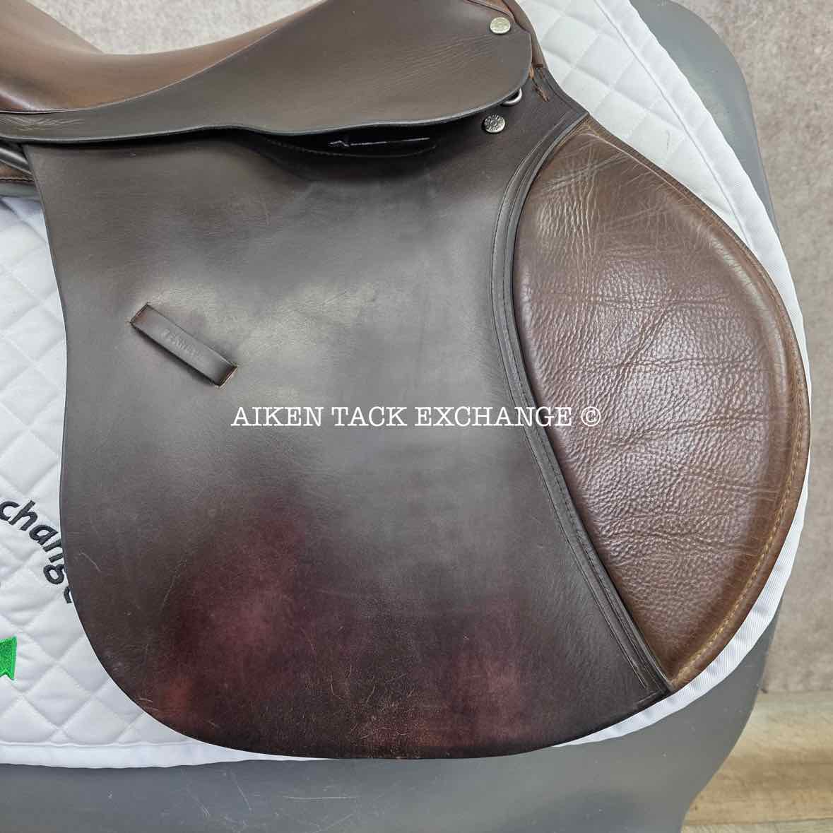 **SOLD** Berney Brothers GP All Purpose Saddle, 18" Seat, Wide Tree, Wool Flocked Panels