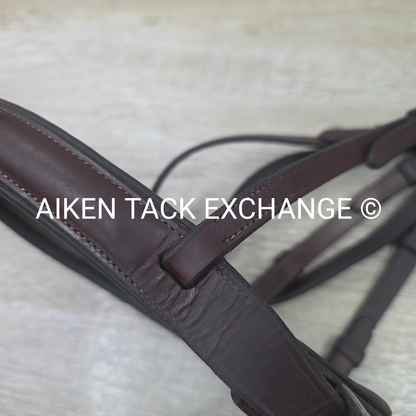 KL Select Red Barn Fancy Stitched Bridle, No Reins, Size Full