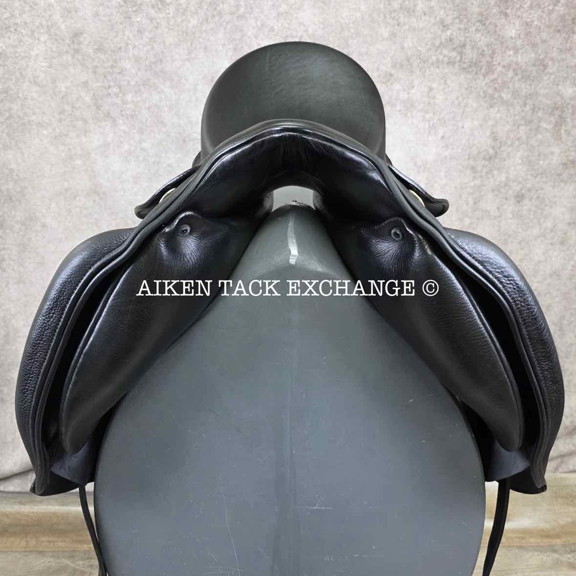 2006 DK Freedom Monoflap Dressage Saddle, 16.5" Seat, Extra Wide Tree, Wool Flocked Panels