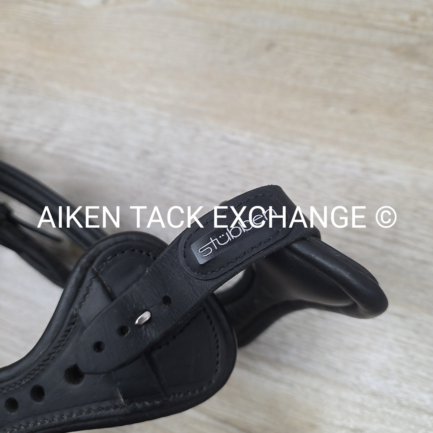 Stubben Freedom Bridle with Leather Grip Reins, Black, Size Full