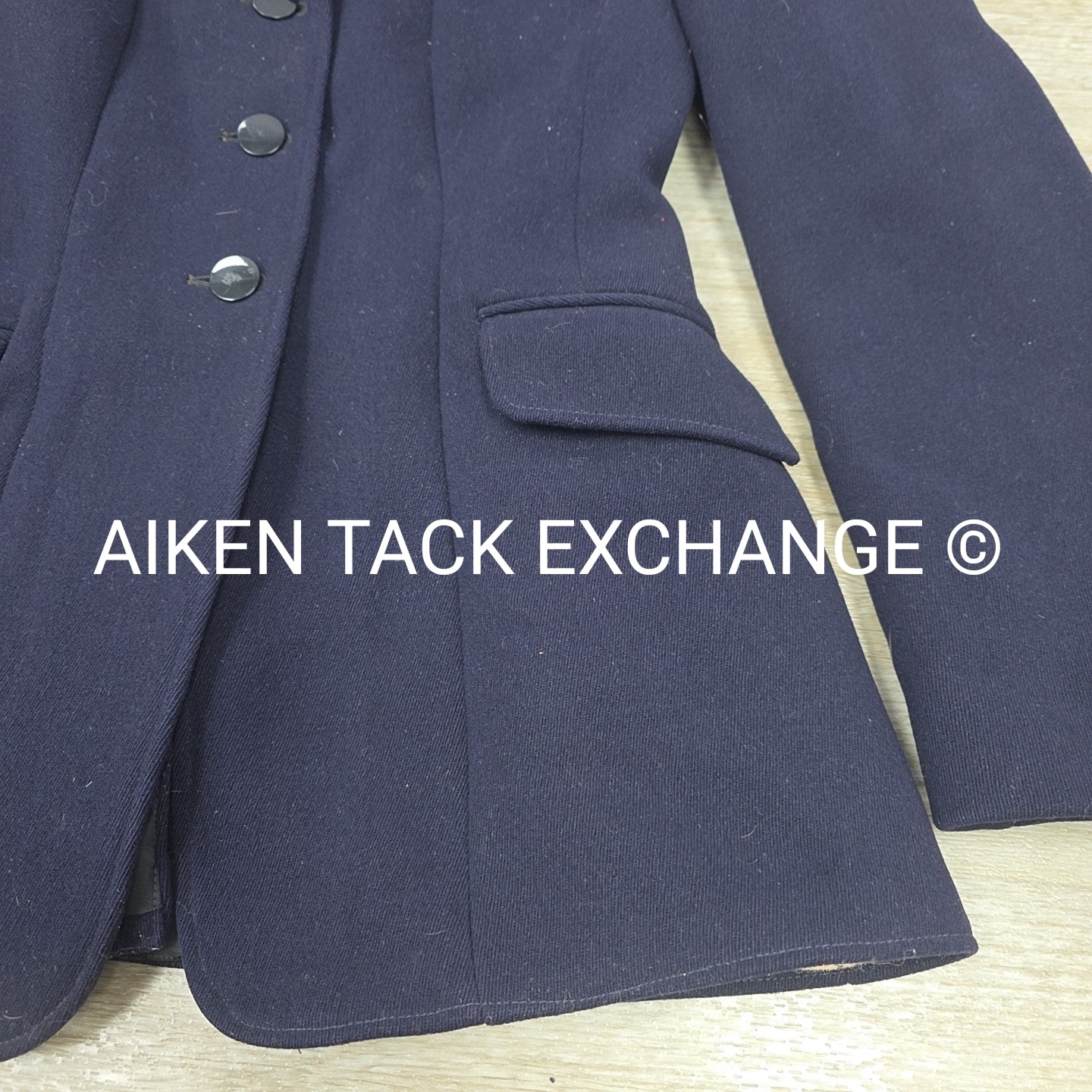 Saddle Master Wool Hunt Coat, Navy, Women's 34