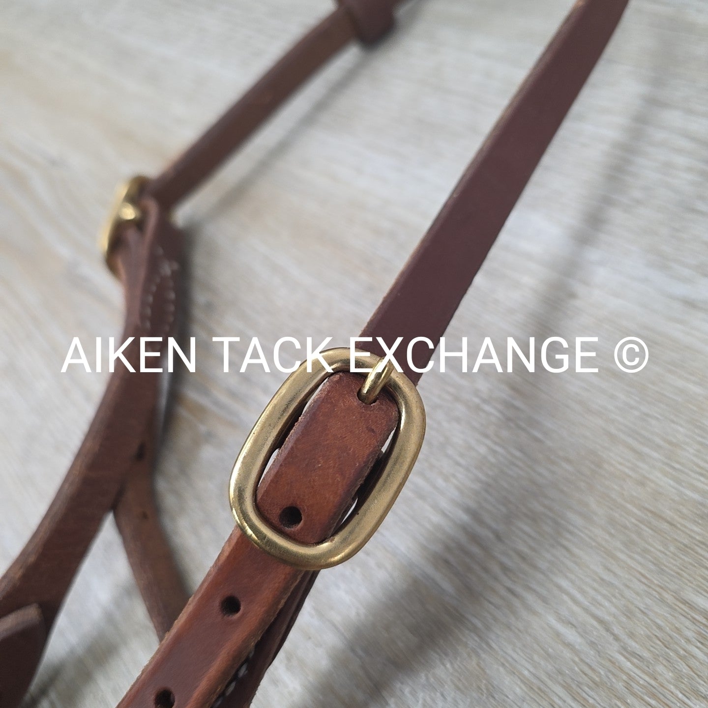 Dutton One Ear Head Stall with Matching Split Reins & Dutton Smooth Broken Port