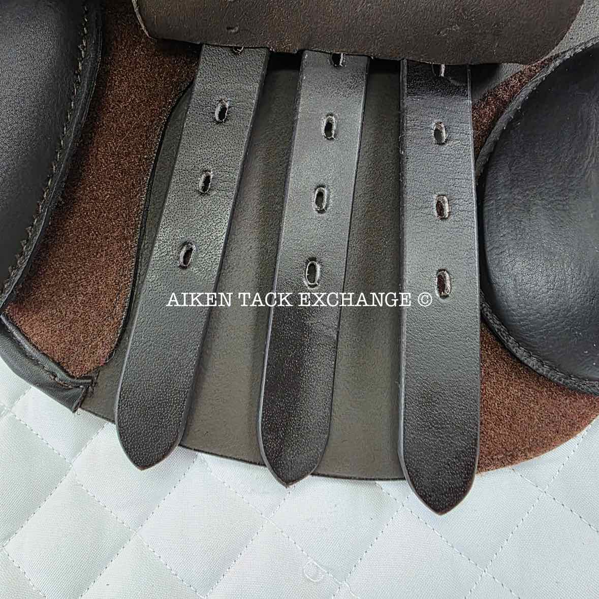 Royal Heritage Merida Youth Close Contact Saddle, 15" Seat, Adjustable Tree - Changeable Gullet, Wool Flocked Panels