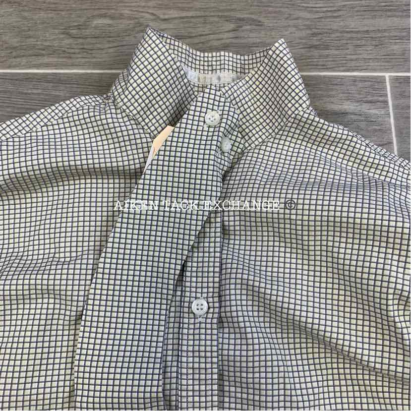 Long Sleeve Button Up Show Shirt w/ Collar, Size Small/34