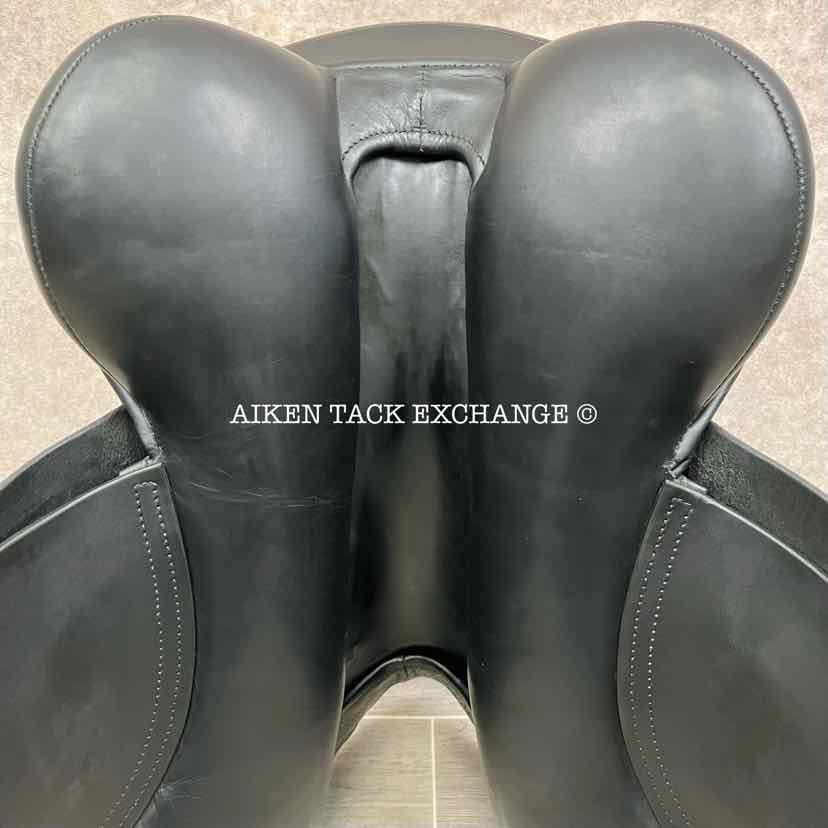 EquineFit International Dressage Saddle, 19" Seat, Wide Tree, Wool Flocked Panels