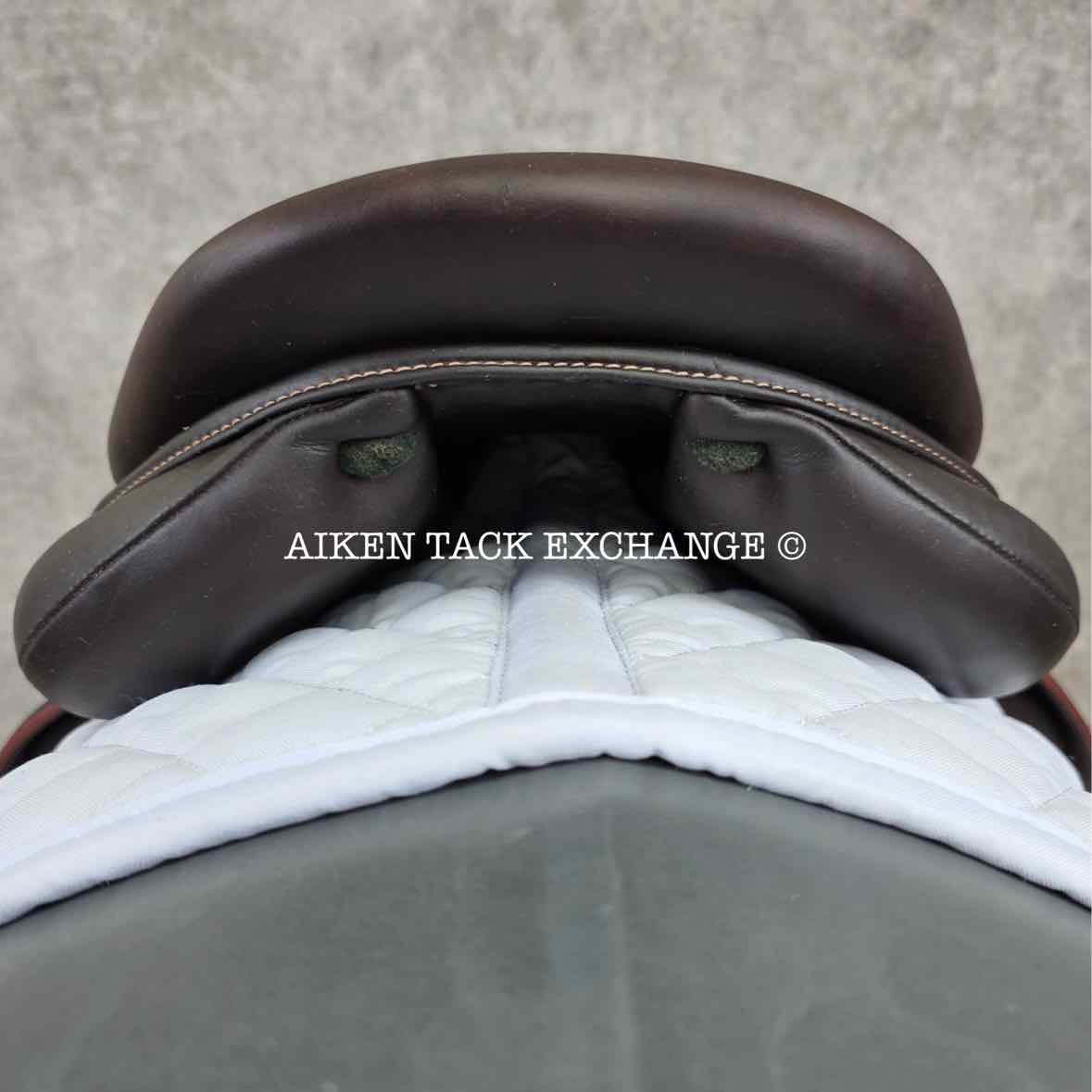 2022 Devoucoux Biarritz K Close Contact Jump Saddle, 15" Seat, 00K Flap, MW Tree, D3D Panels, Full Buffalo Leather