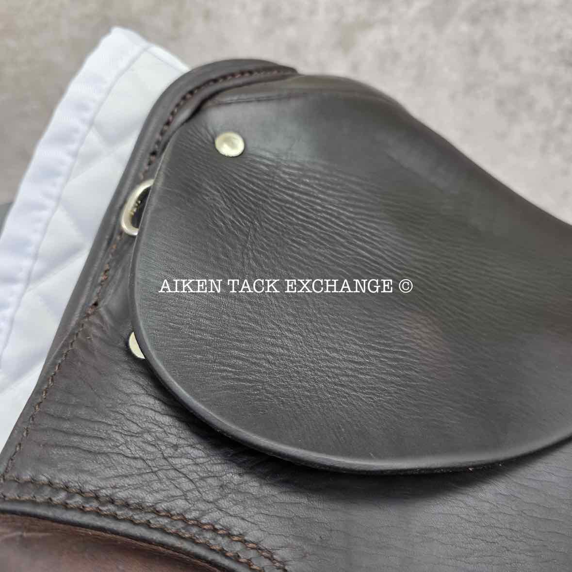 Max Hopfner Dressage Saddle, 18" Seat, Medium Tree, Wool Flocked Panels