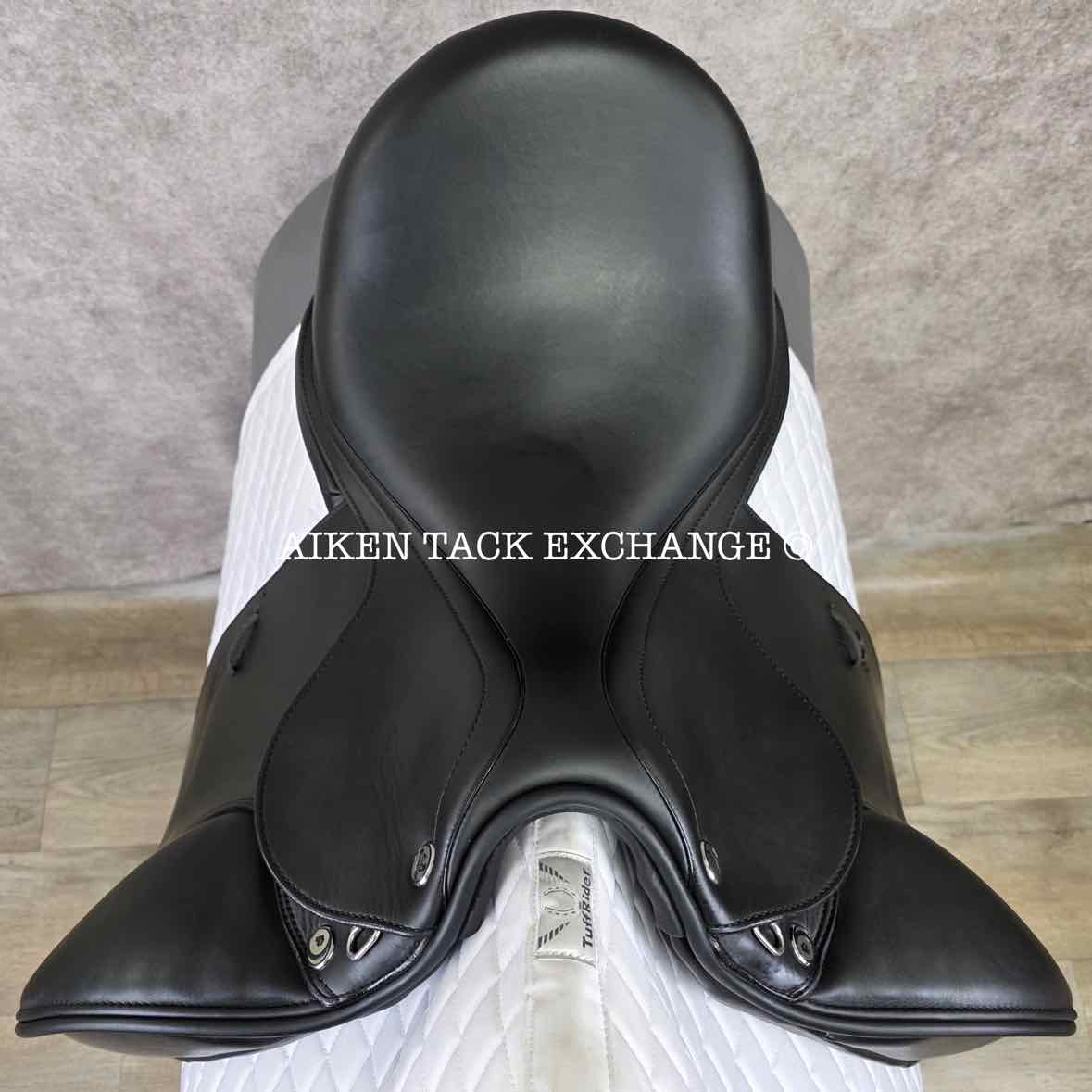 2017 Prestige X-D2 K Zero Monoflap Dressage Saddle, 18" Seat - Short Flap, Medium Tree, Wool Flocked Panels