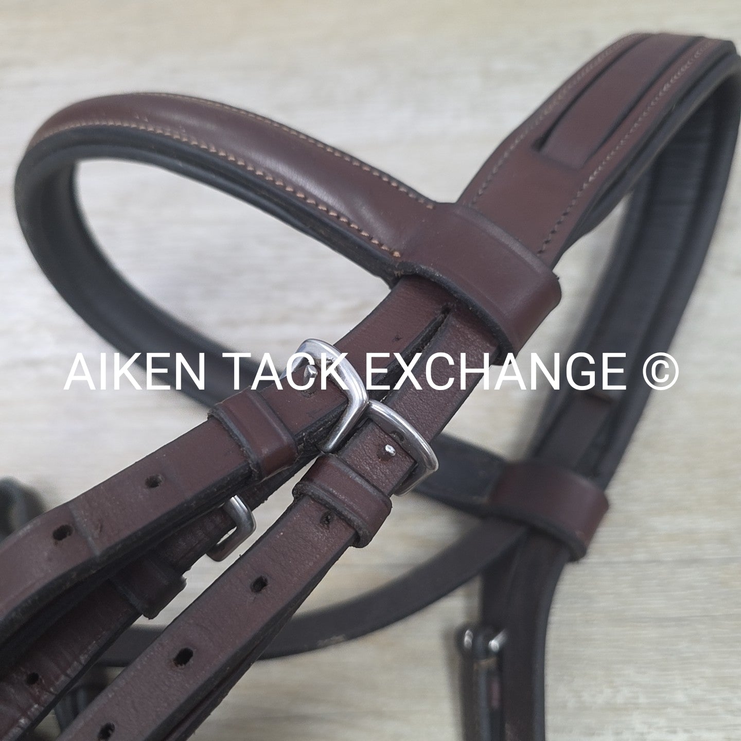KL Select Red Barn Fancy Stitched Bridle, No Reins, Size Full