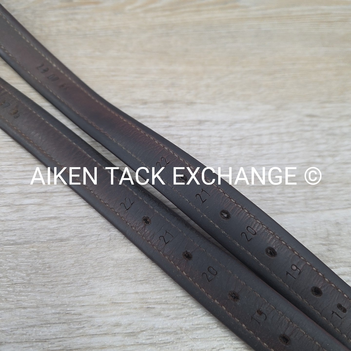 Prestige Stirrup Leathers, Brown, 54"