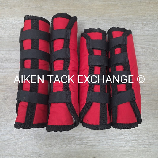 Fleece Lined Quick Wrap Shipping Boots, Set of 4