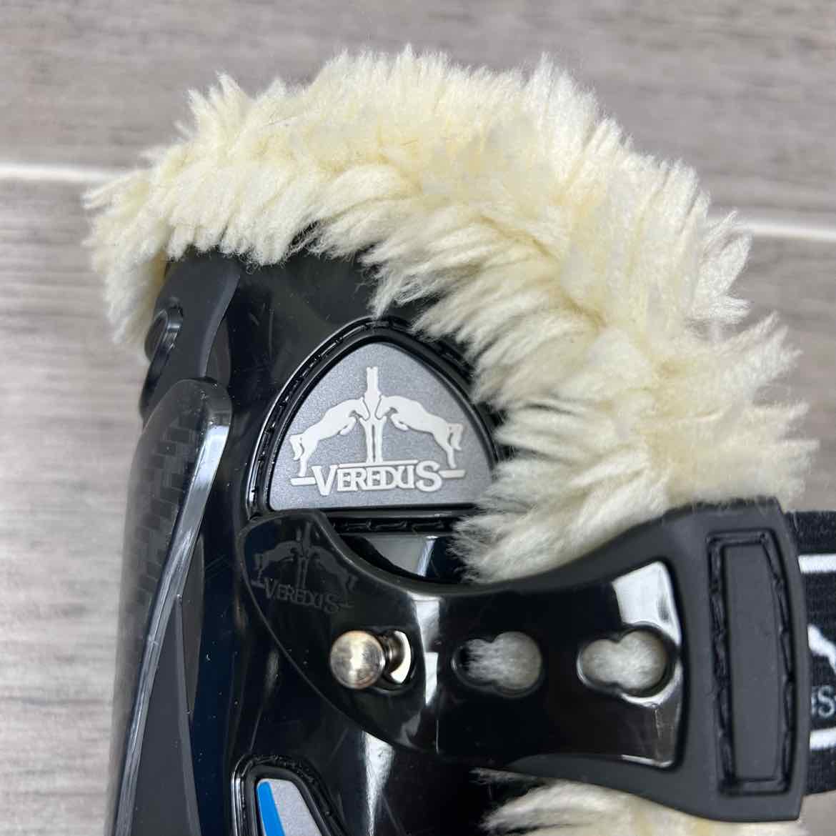 Veredus STS Carbon Gel Vento Fleece Lined Open Front Tendon Boots, Size Medium