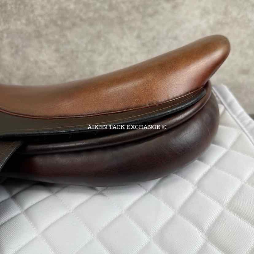 **SOLD** Beval The Natural Close Contact Jump Saddle, 17" Seat, Medium Tree, Foam Panels