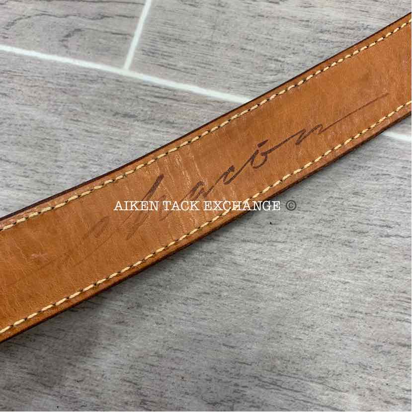 Chacon Tooled Leather Belt, Size 26 (no buckle)