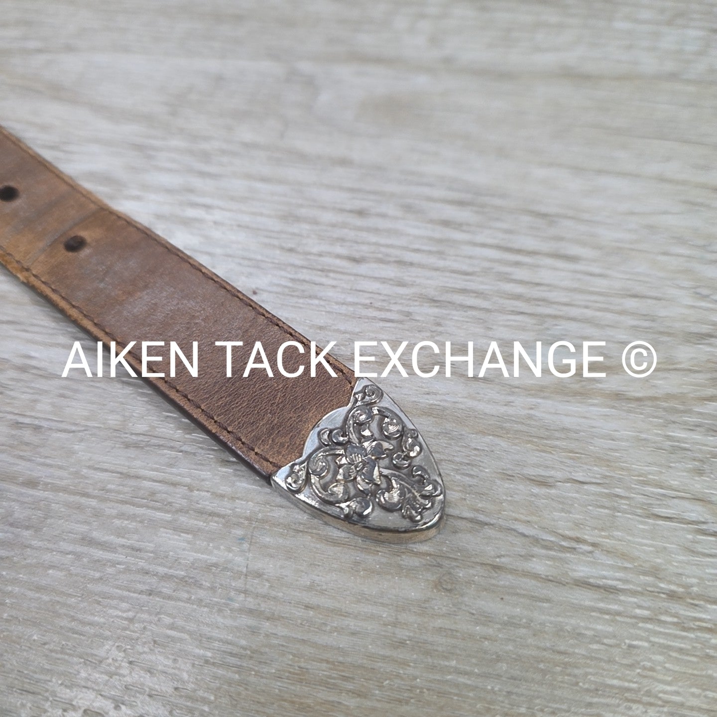 Ariat Heart Shaped Concho Belt, Size 28
