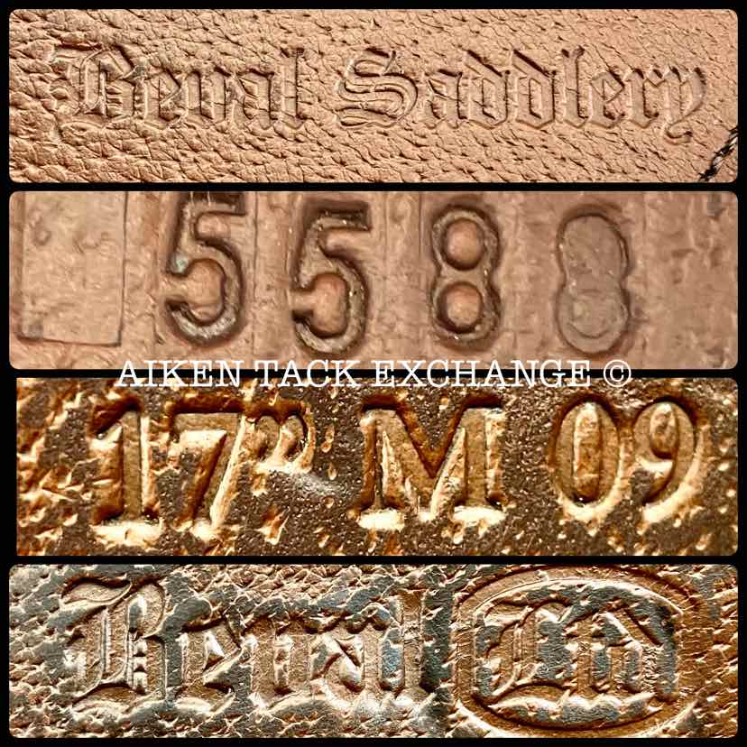 Beval LTD Close Contact Jump Saddle, 17" Seat, Medium Tree, Foam Panels