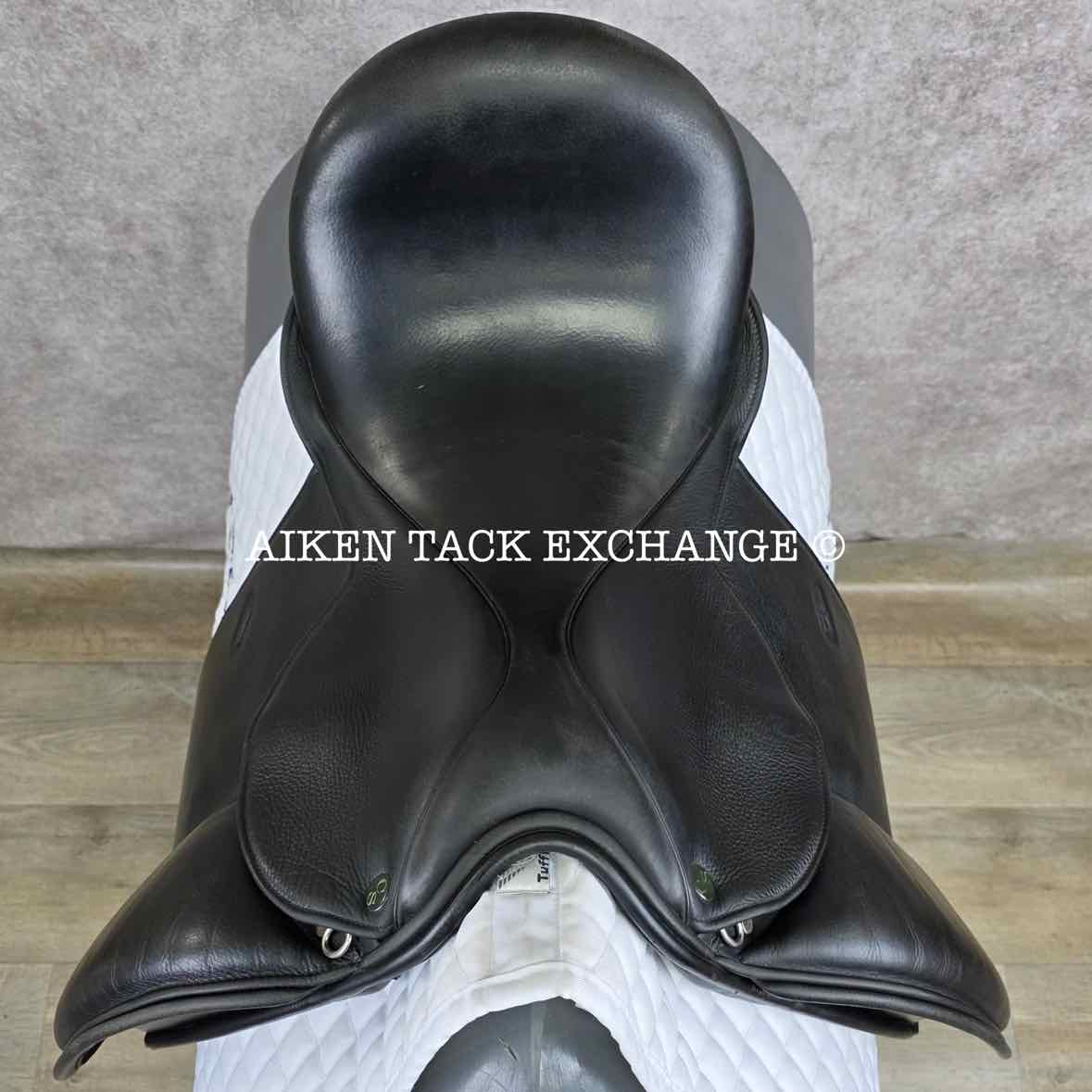 Cardanel Dressage Saddle, 18.5" Seat, Medium Wide Tree, Wool Flocked Panels