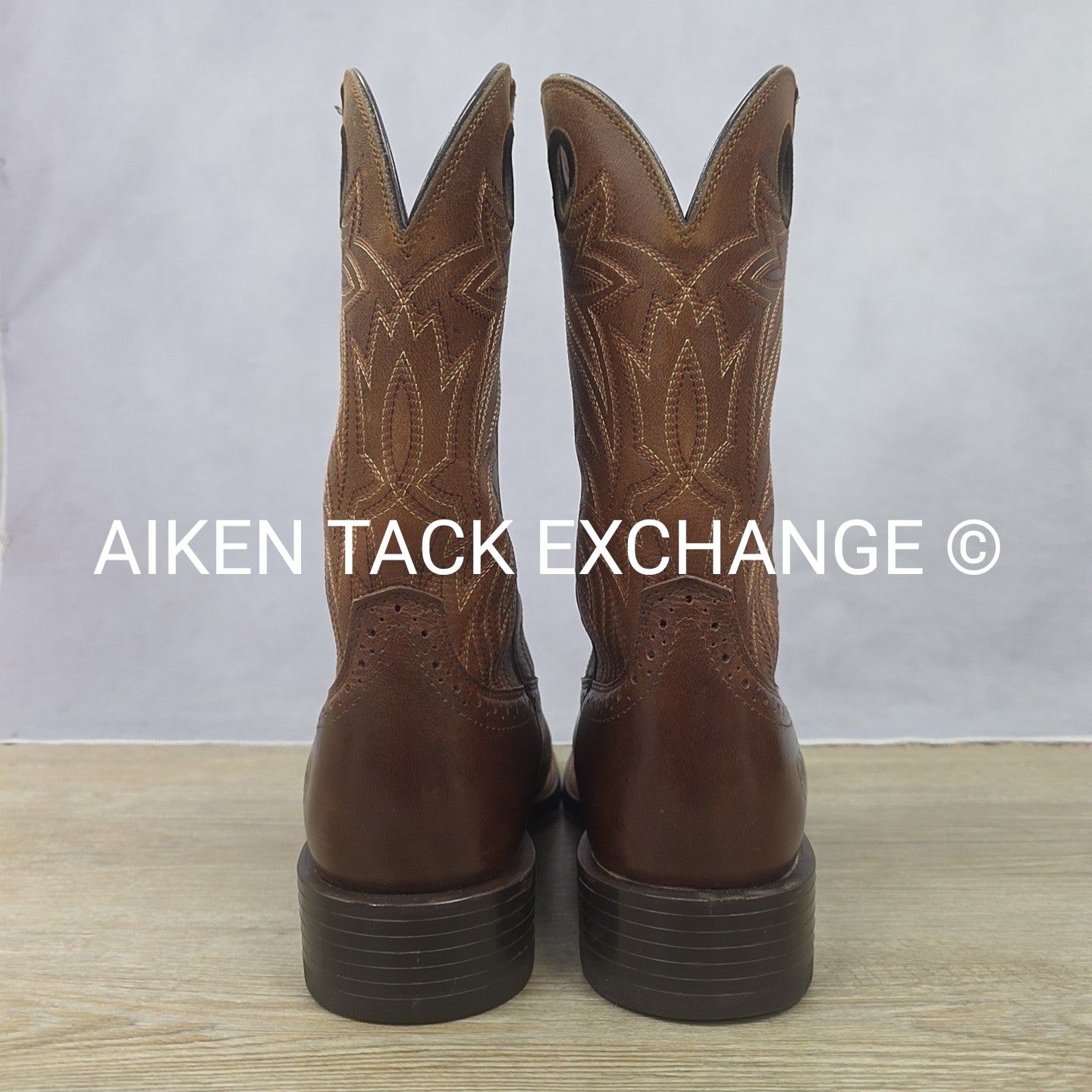 Ariat Sidebet Western Boots w/ Wide Square Toe, Men's 11.5D