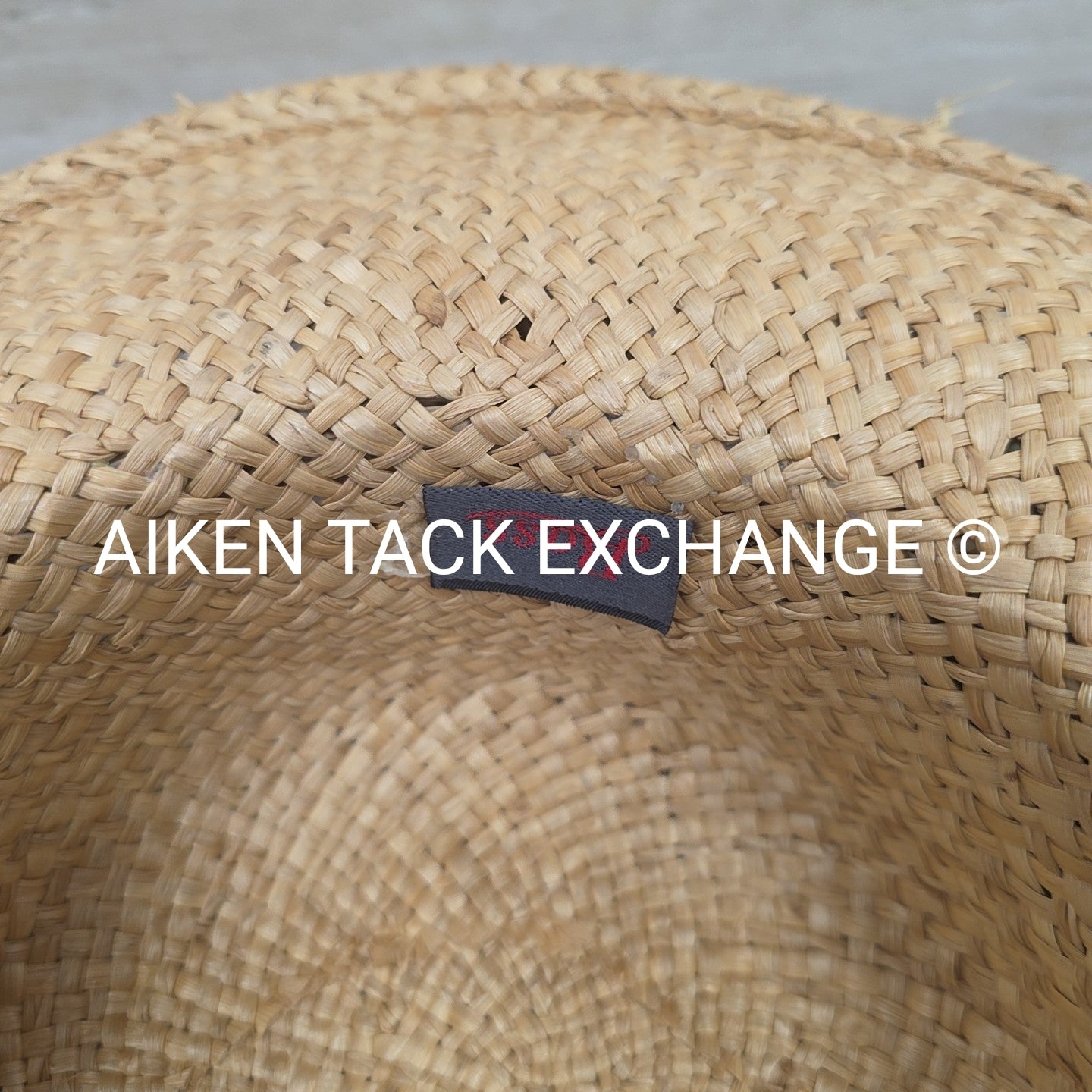 Bass Straw Derby Hat w/ Dried Flowers