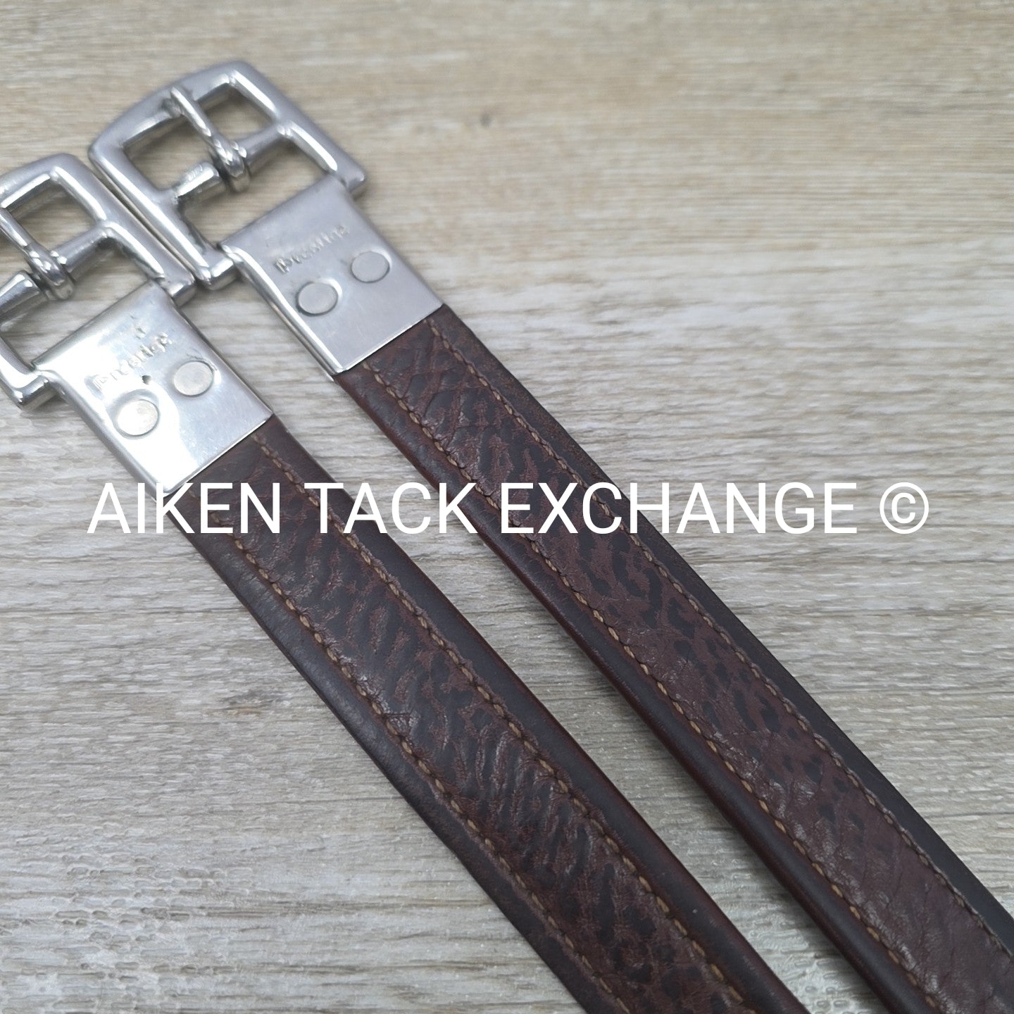 Prestige Stirrup Leathers, Brown, 54"