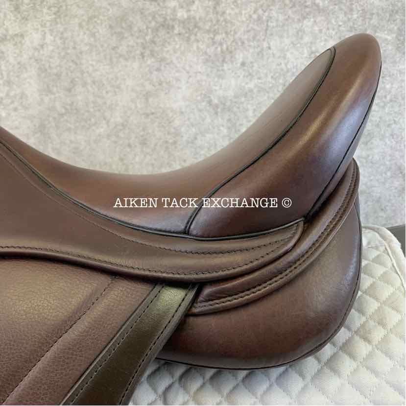 2022 JC Performance Line P1 Dressage Saddle, 18" Seat, 34 Tree - Medium Wide, Wool Flocked Pony Panels