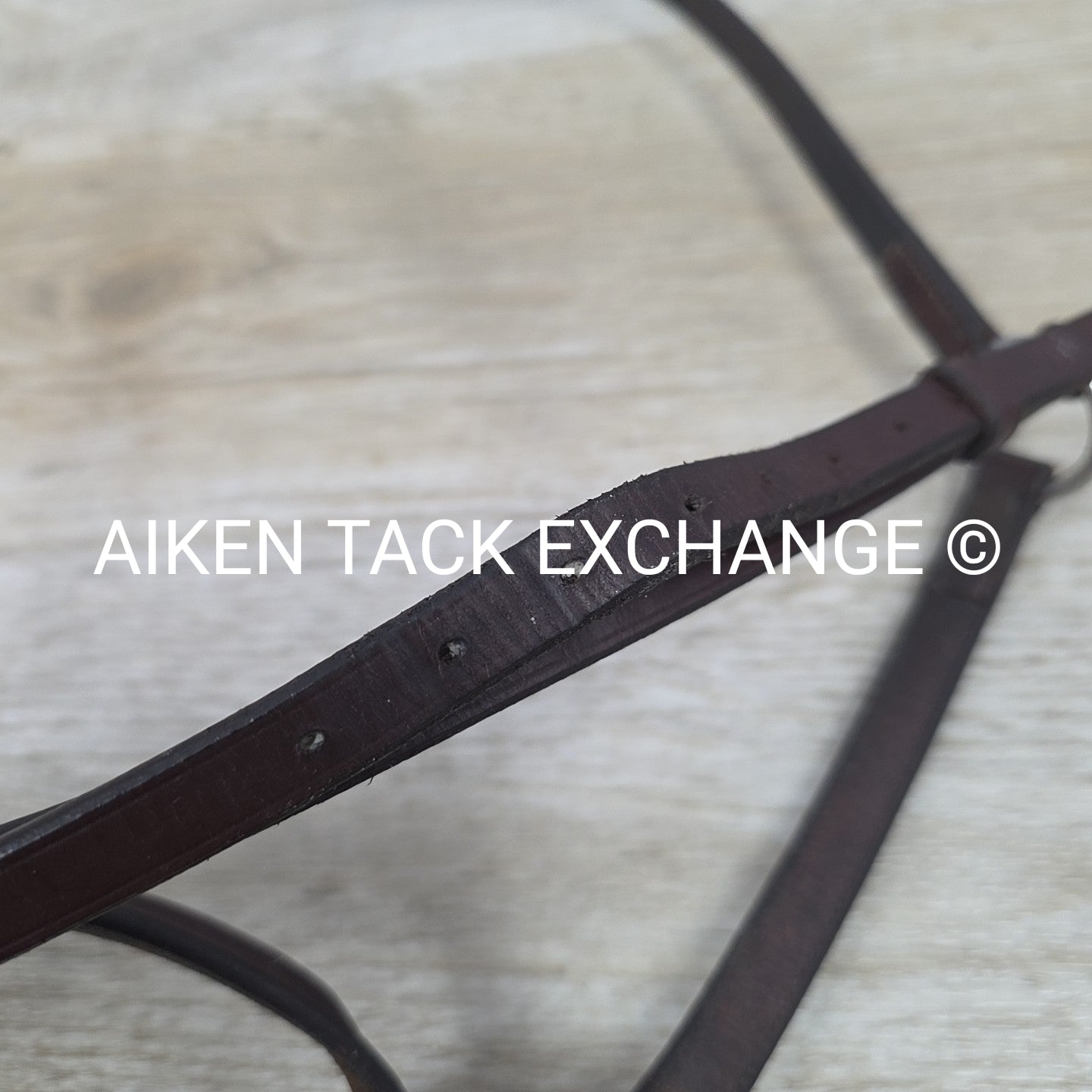 Plain Raised Figure 8 Noseband, Brown, Size Full