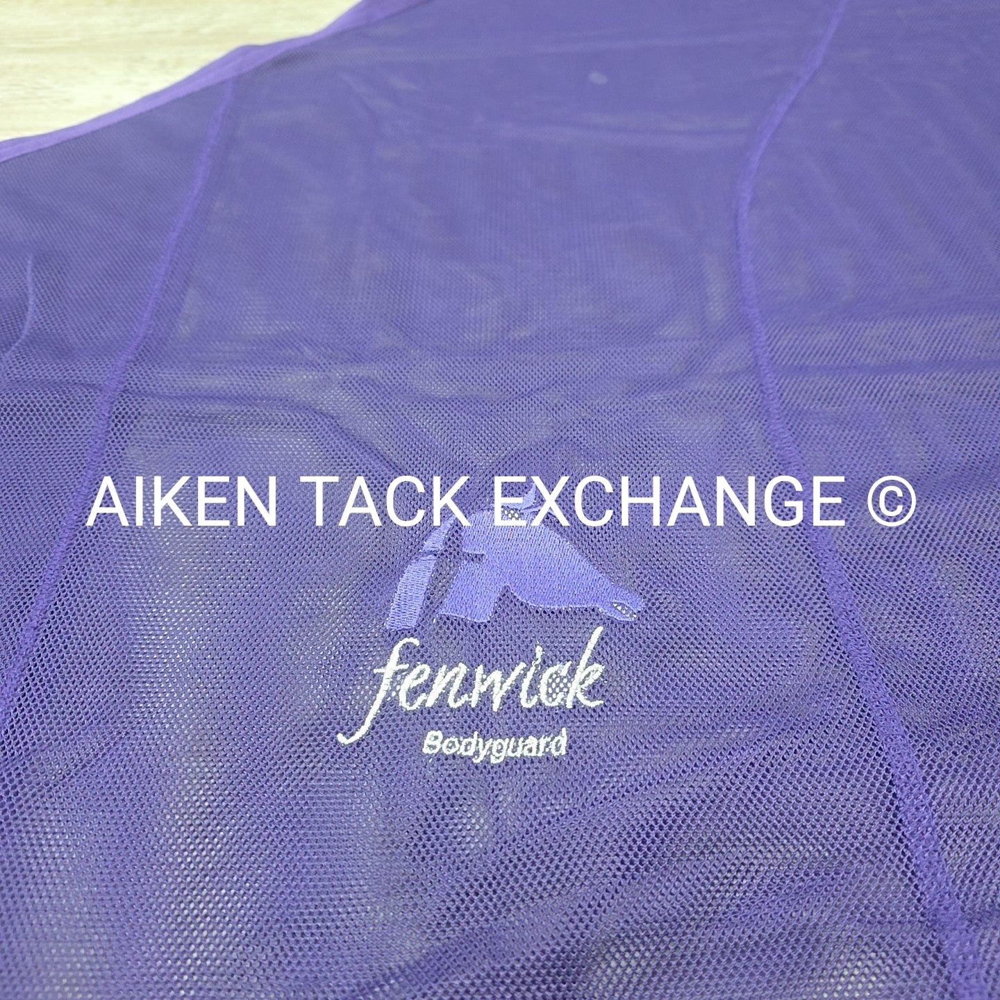 Fenwick Equestrian BodyGuard Mesh Cooler, Purple/Yellow, 76"