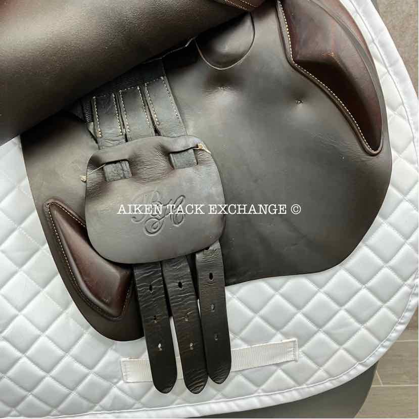Bruno De Heusch - BDH Close Contact Jump Saddle, 17" Seat, Medium Tree, Foam Panels
