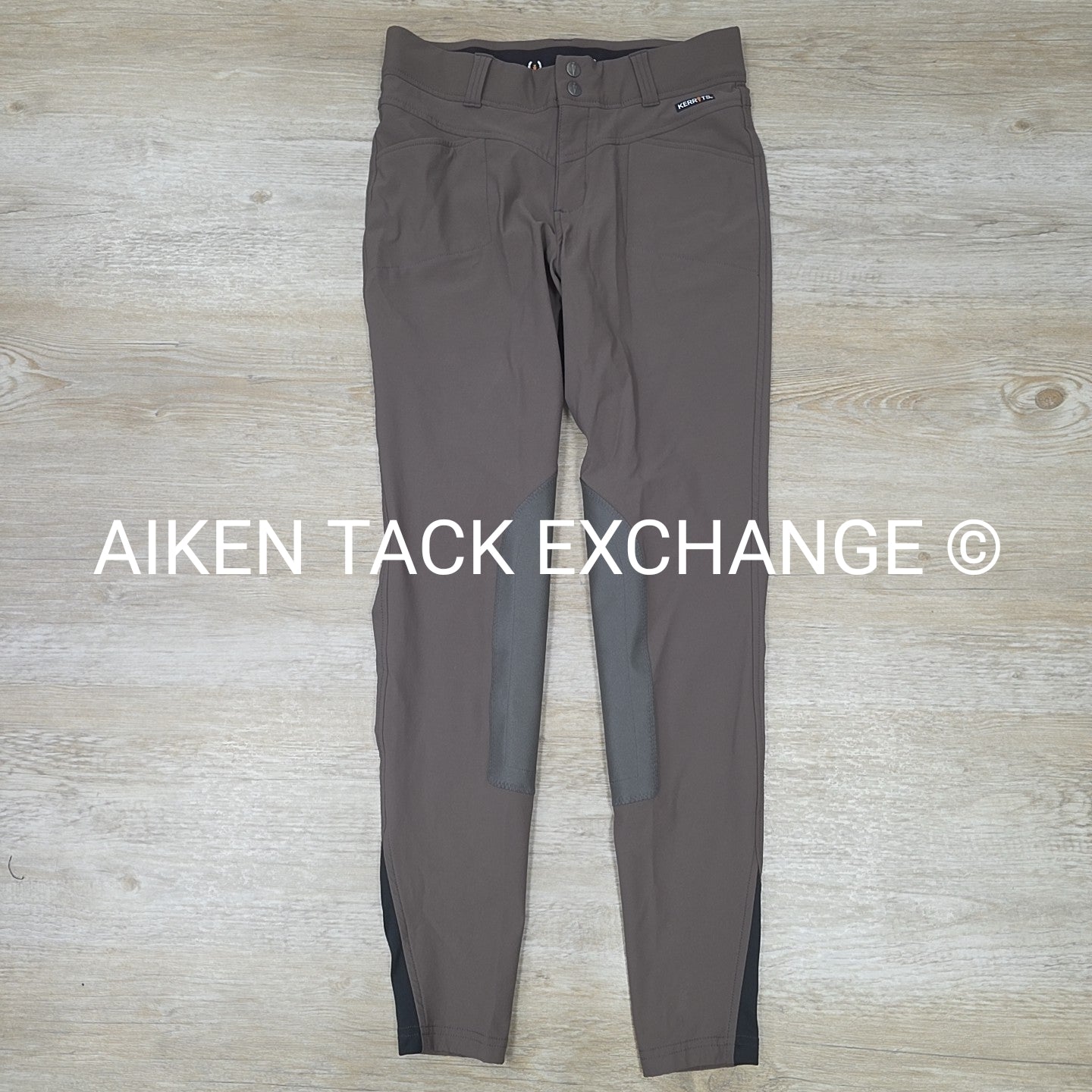 Kerrits Cross Over Knee Patch Breeches, Size Medium