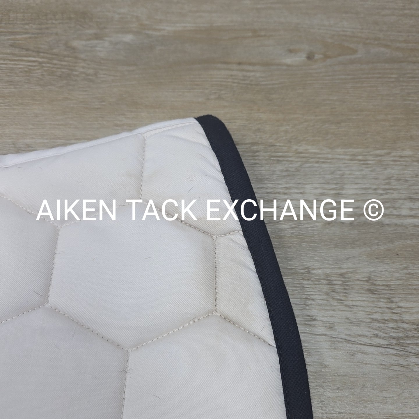Arion Dressage Saddle Pad, White (has stains)