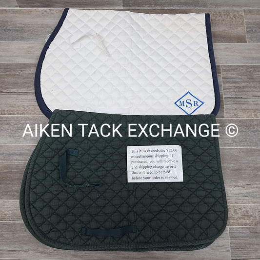 BARGAIN BUNDLE: 2 Dover Saddlery All Purpose Saddle Pads