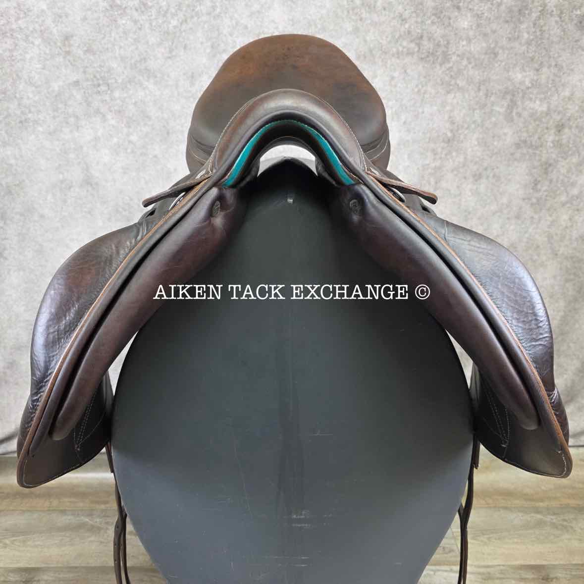 2014 Voltaire Lexington Monoflap Jump Saddle, 18.5" Seat, 3AA Flap, Medium Wide Tree, Foam FIN Panels