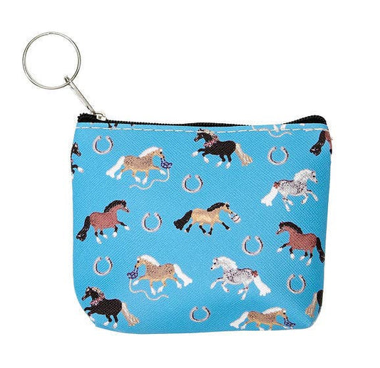AWST Int'l "Lila" Pony Puff Coin Purses- Set of 12- Assorted