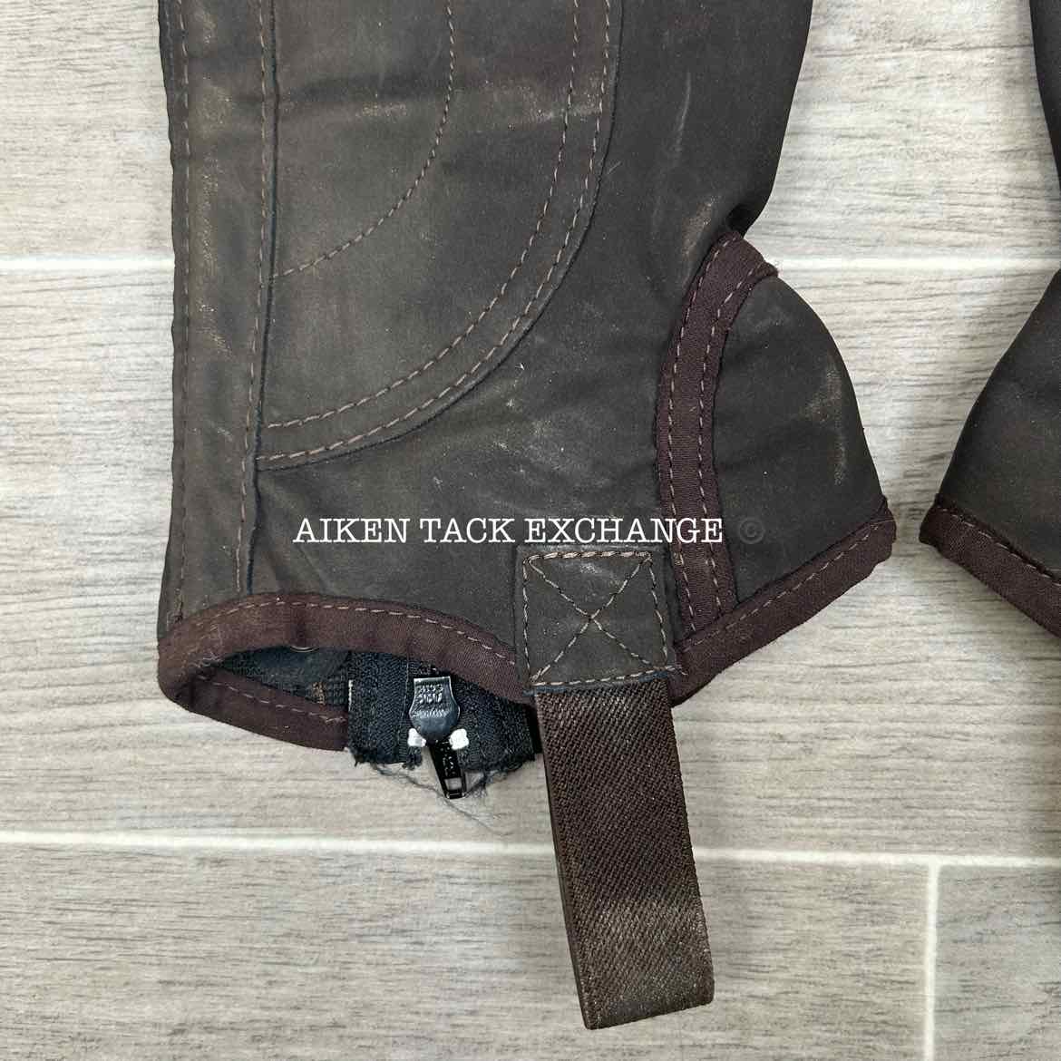 Dublin Easy-Case II Half Chaps, Brown, Size Small