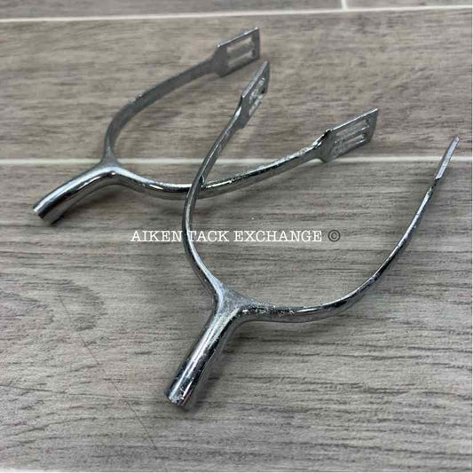 Herm Sprenger Plated Metal Spurs - 1 1/4" / 30mm Beveled Neck