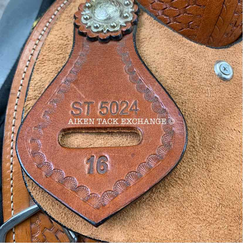 **SOLD** Shiloh Tack Roper Style Western Saddle, 16" Seat, Wide Tree - Full QH Bars