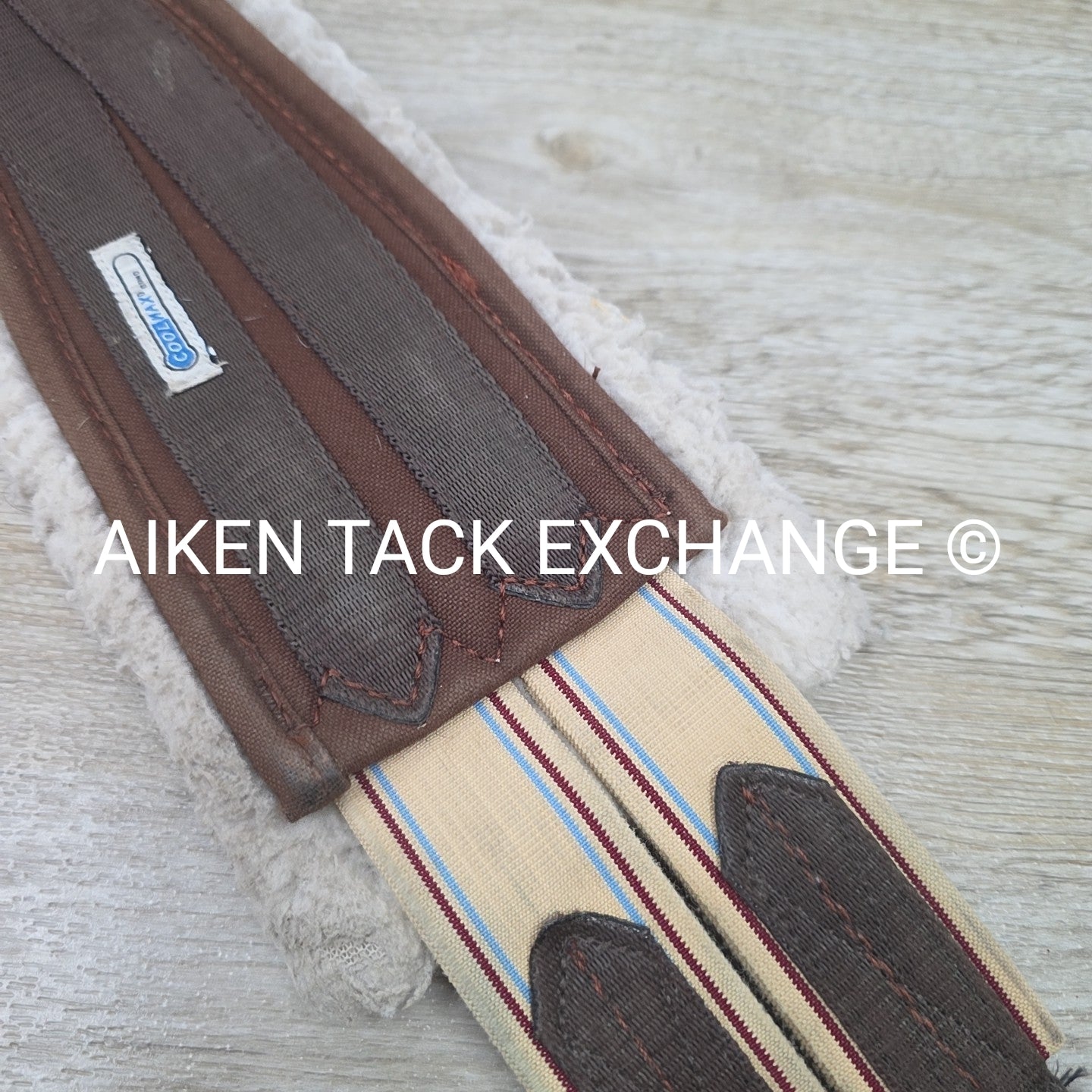 Lettia CoolMax Clik Girth, Brown, 46"