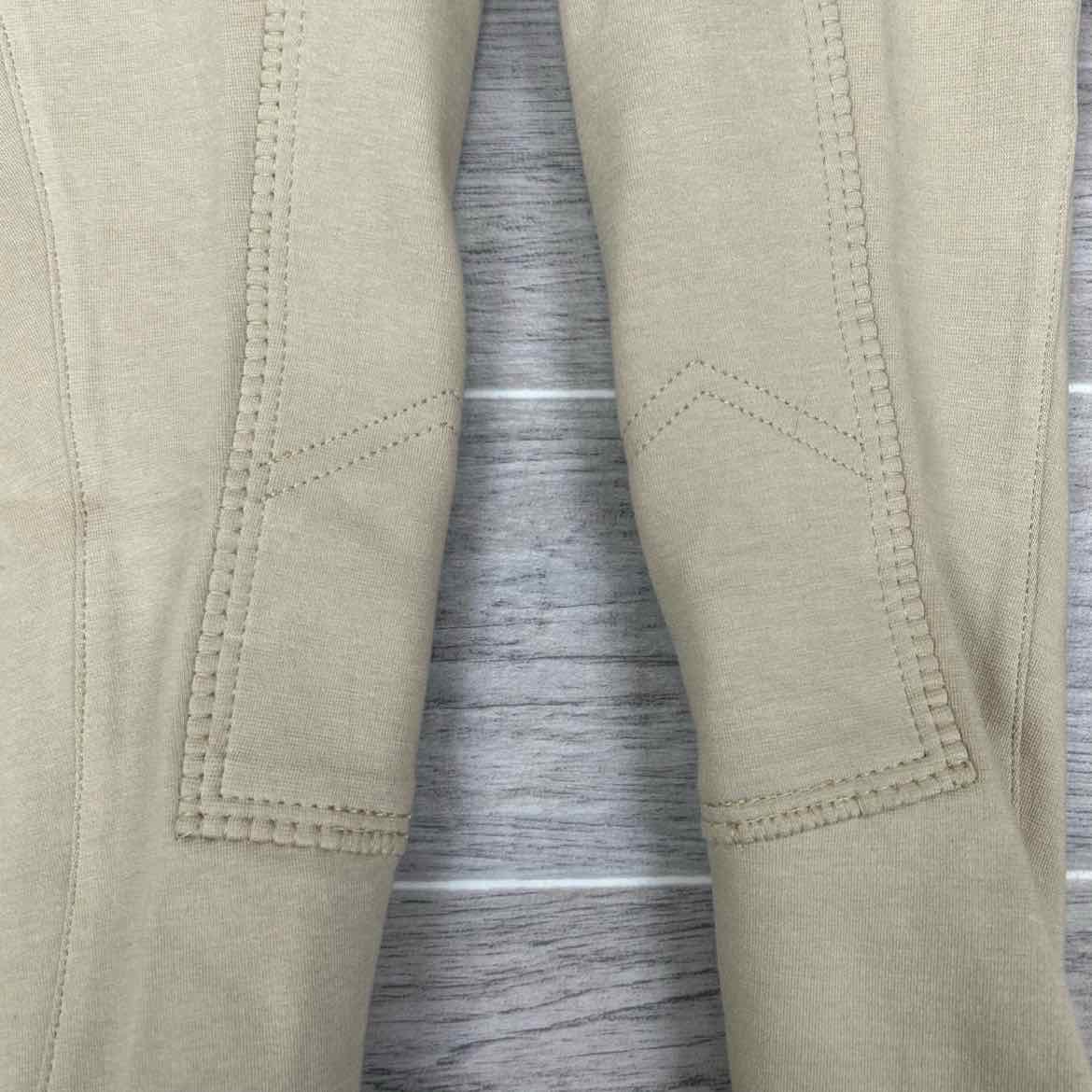 Eqituff Children's Knee Patch Jods Breeches, Light Beige, Size 8, Brand New