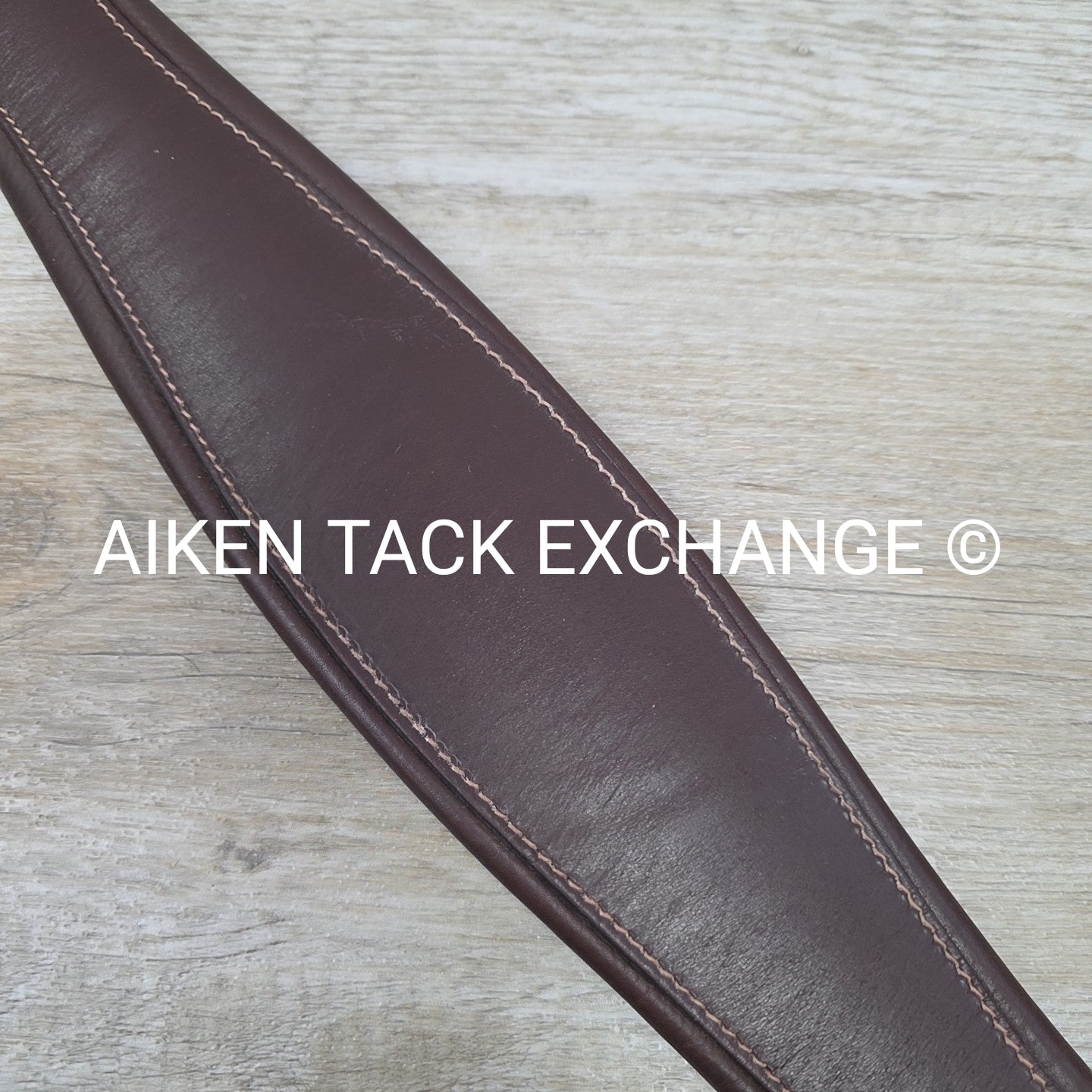 Beval Girth with Single End Elastic, Brown, 52"