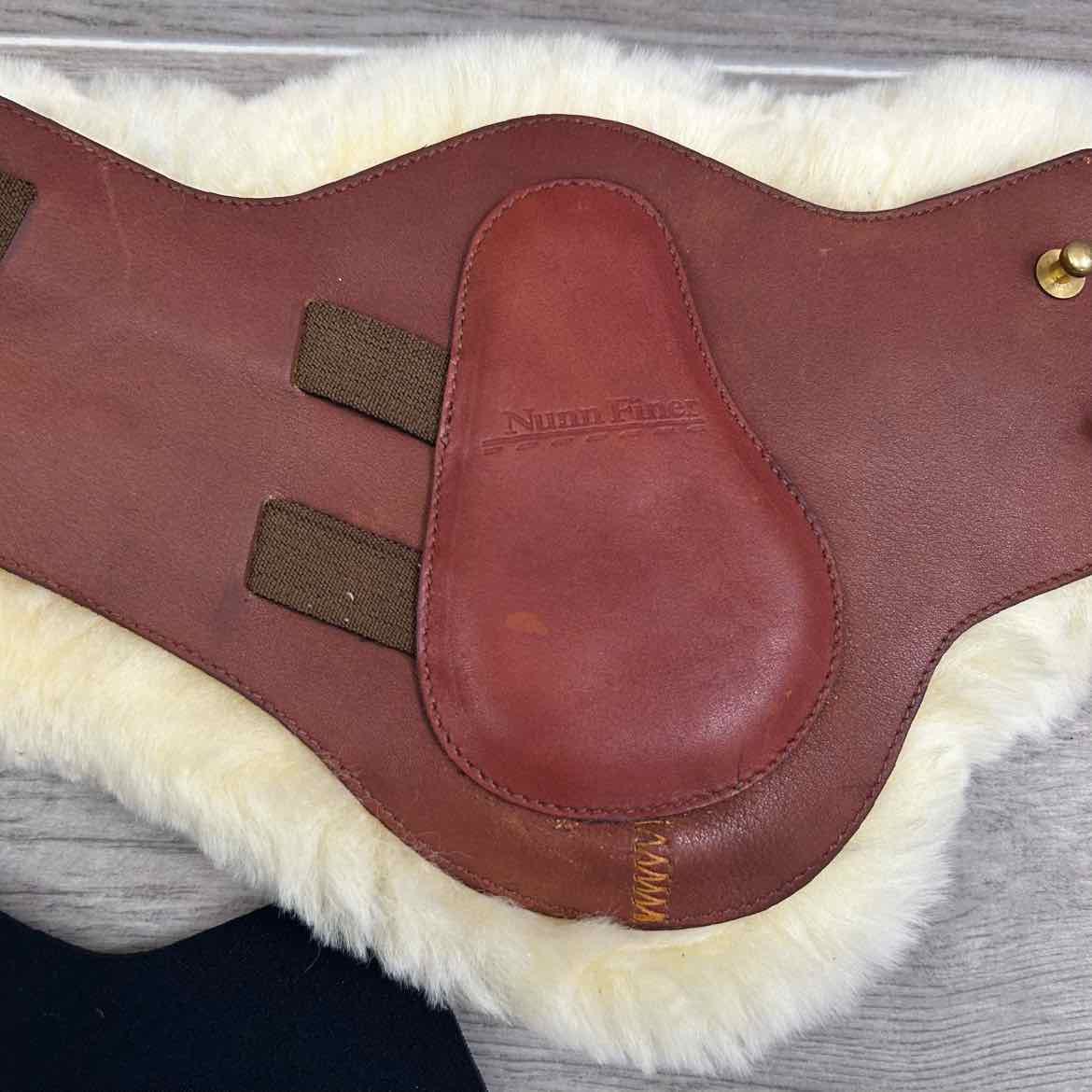 Nunn Finer Hind Fetlock Boots with Removable Sheepskin & Neoprene Liners, Brown,