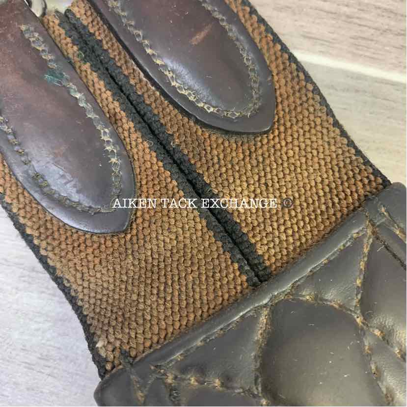 Albion AP / Jump Shaped Padded Leather Girth, Brown, 56"