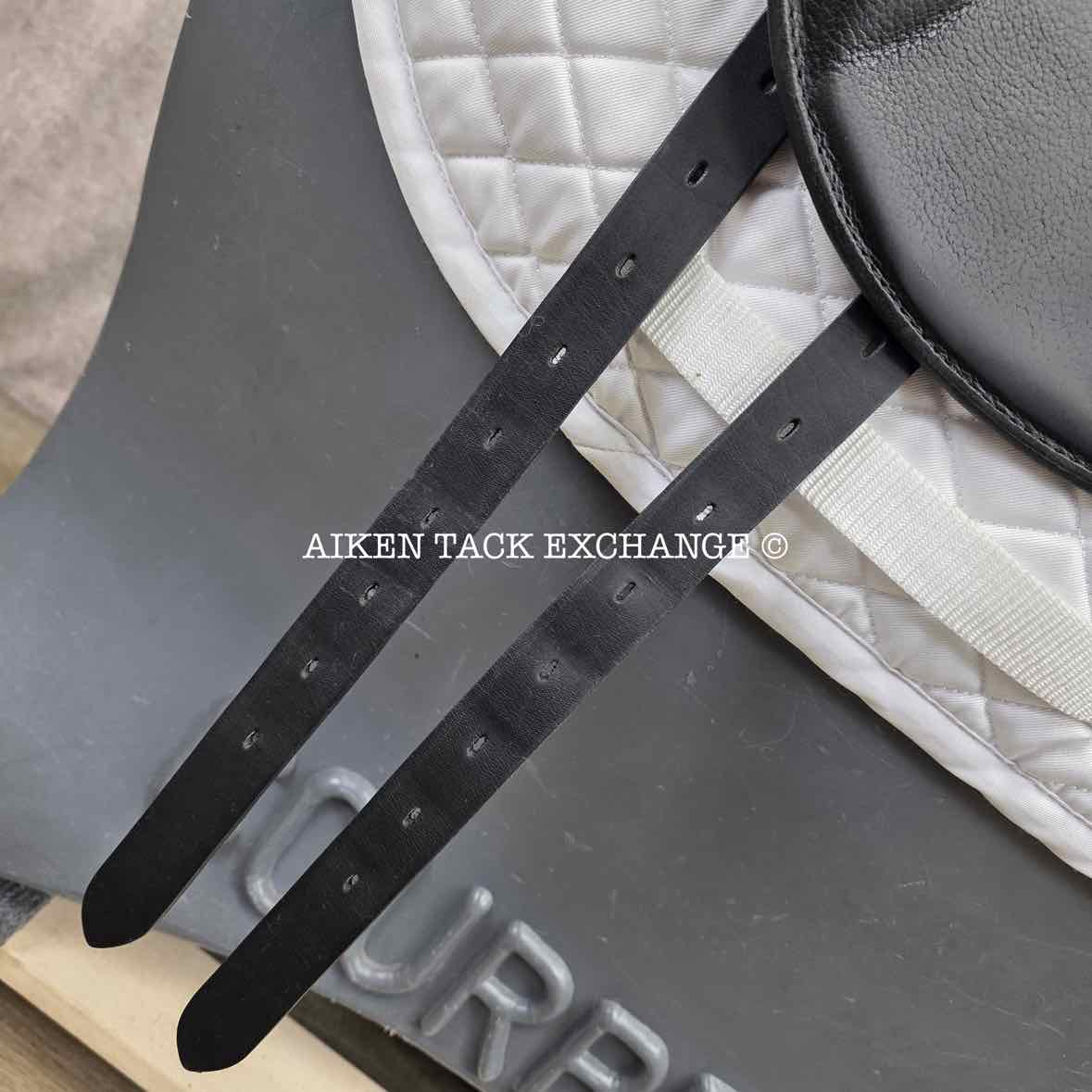 2023 Dynamic Equilibrium Monoflap Dressage Saddle, 18" Seat, Dynamic Polymer Tree, Foam Panels