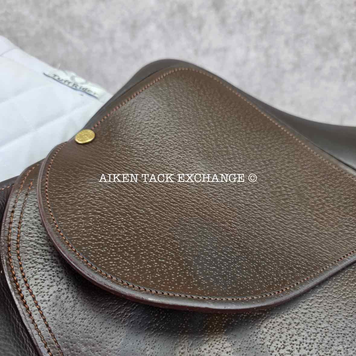 **SOLD** 2014 Bruno Delgrange Virtuose Jump Saddle, 17.5" Seat, 5X Flap, Medium Tree, Foam Panels