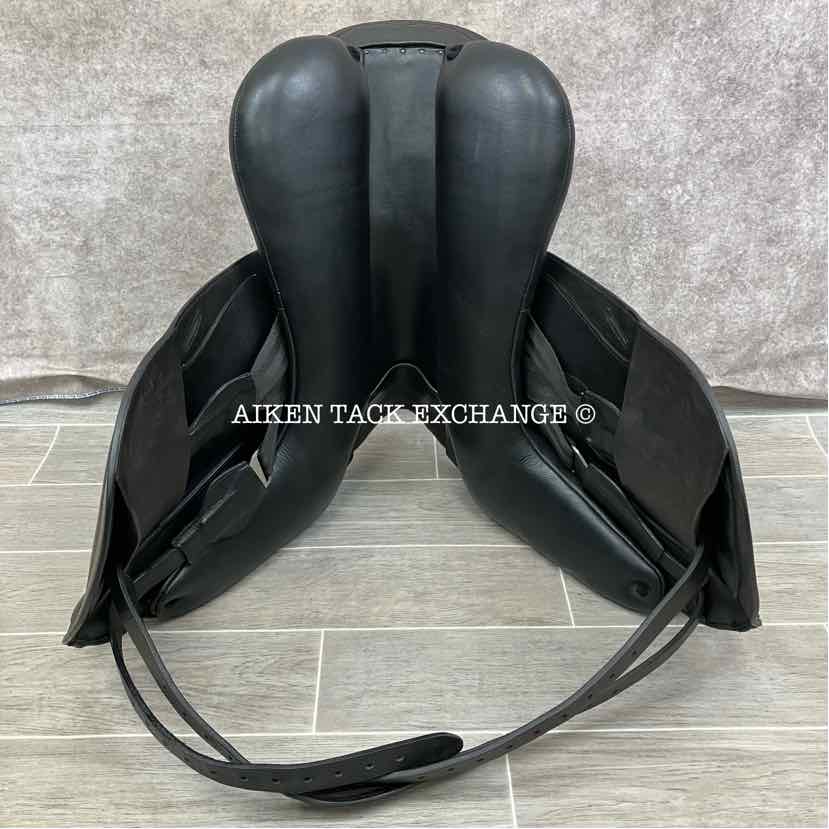 2020 MaxFlex Melina Pro Monoflap Dressage Saddle, 18" Seat, Flex Tree - MW/W, Wool Flocked Panels