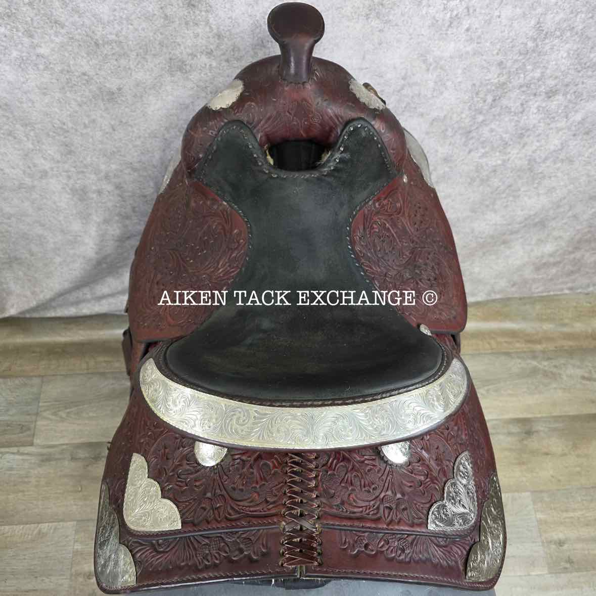 Billy Royal Western Saddle, 15.5" Seat, Regular Tree - Semi QH Bars