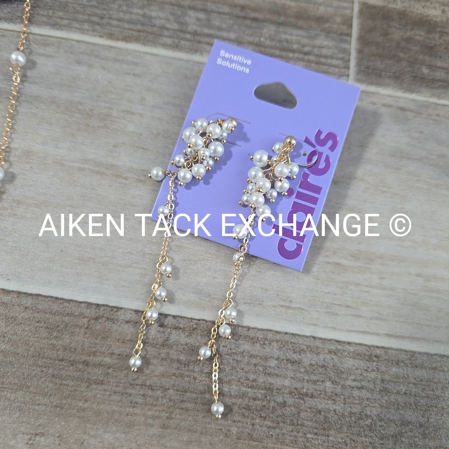 Claire's Jewelry Bundle - 1 Pair of Earrings, 1 Necklace