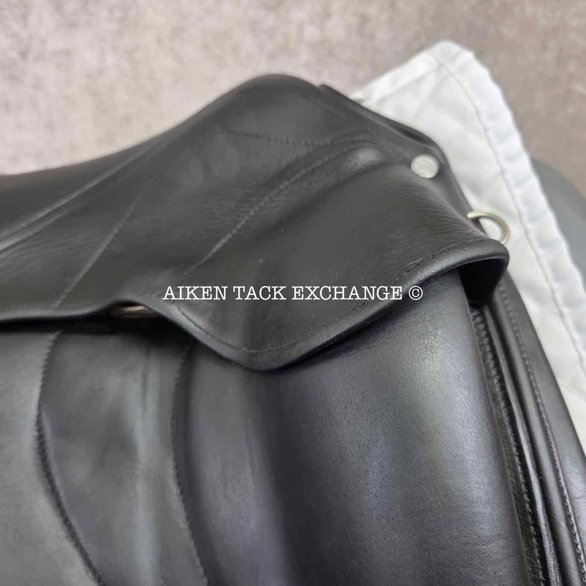 2014 Antares Concept Monoflap Dressage Saddle, 18" Seat, 3R Flap, Medium Wide Tree, Foam Panels, Full Buffalo Leather